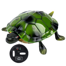 (As show, One size) Infrared RC Turtle for Toddlers Remote Control Tortoise Toy with LED Eyes Intelligent Electric Rotating Turtle Kids Gift