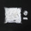 (As show, One size) 100Pcs Thickened Disposable Plastic Waterproof Ear Protector Cover Cap Salon Hai  Blue 5