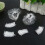 (As show, One size) 100Pcs Thickened Disposable Plastic Waterproof Ear Protector Cover Cap Salon Hai  Blue 2