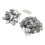 100 Sets Blank Button Badge Parts Set Round Shape 2