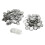100 Sets Blank Button Badge Parts Set Round Shape 5