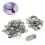 100 Sets Blank Button Badge Parts Set Round Shape 12