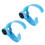 2Pcs Bus Cup Holder Blue Sturdy ABS Easy 4