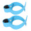 2Pcs Bus Cup Holder Blue Sturdy ABS Easy 1