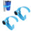 2Pcs Bus Cup Holder Blue Sturdy ABS Easy 12