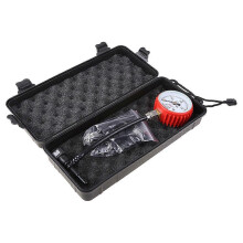 (As show, One size) Fuel Pressure Gauge Meter for Motorcycle Car Gasoline Pressure Gauge Meter Tester Tool with 7.89 & 9.49mm Connector  Blue