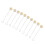 100Pcs Wool Daubers Even Coloring Long Metal 3
