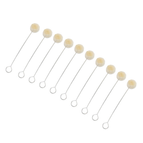 100Pcs Wool Daubers Even Coloring Long Metal 2