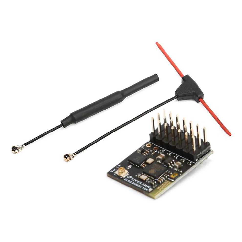 (curved needle, One size) ELRS 2.4G 7CH Receiver 7 Channel PWM/CRSF Protocol Switchable for Model Photography and Racings Enthusiasts