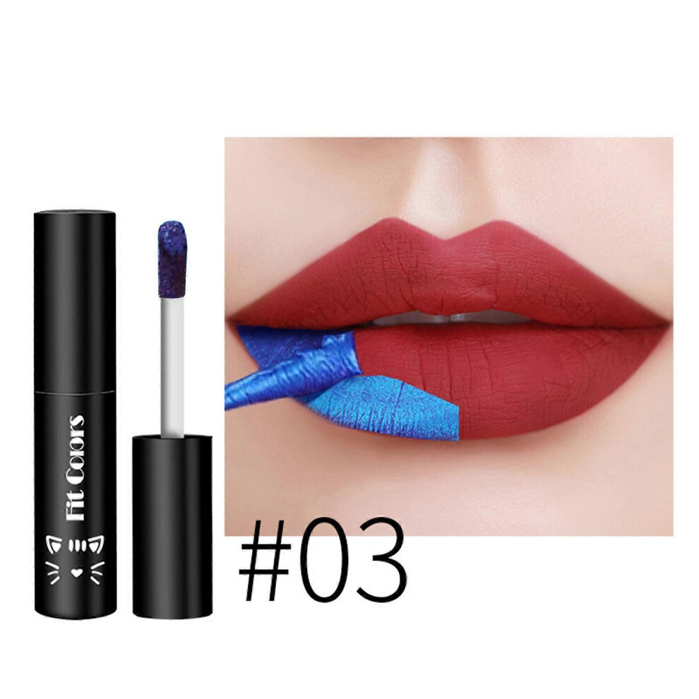 (04, One size) Peel Off Lip Gloss Non-Stick Cup Matte Velvet-Liquid Lipstick Waterproof Long Lasting Tear-Off Red Lip-Tint Makeup