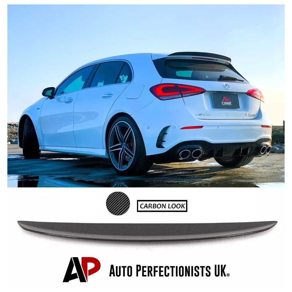 For Mercedes A35 A45 Amg Style A Class W177 Rear Spoiler Lip 2018+! 5061072660481