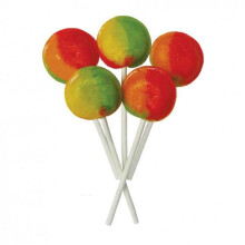 (1kg Sweet Pouch) Dobsons Wrapped Tropical Fruit Mega Lollies