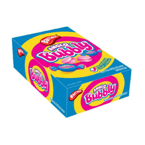 (225g Sweet Pouch) Anglo Bubbly Bubblegum 2