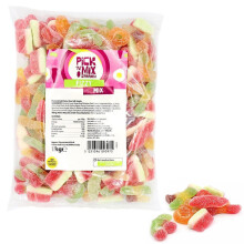 (1kg Fizzy Sweets Mix) 1kg Pick N Mix Sweets Bag