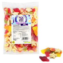 (1kg Space Sweets Fizzy Mix) 1kg Pick N Mix Sweets Bag