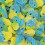 (1kg Sweet Pouch) Blue and Yellow Skulls 2