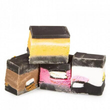 (2kg Sweet Tub) Liquorice Allsorts Fudge