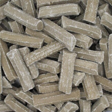 (1kg Sweet Pouch) Liquorice Rock