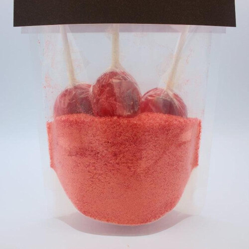 Traffic Light & Raspberry Dip n' Lick Crystal Lollies 2