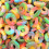 (1kg Sweet Pouch) Rainbow Rings 2