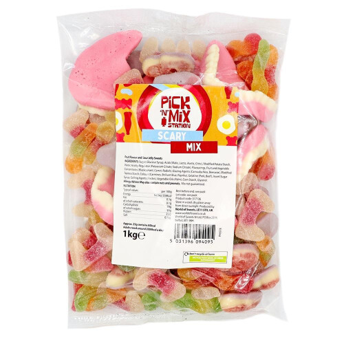 1kg Scary Sweets Mix Bag 2