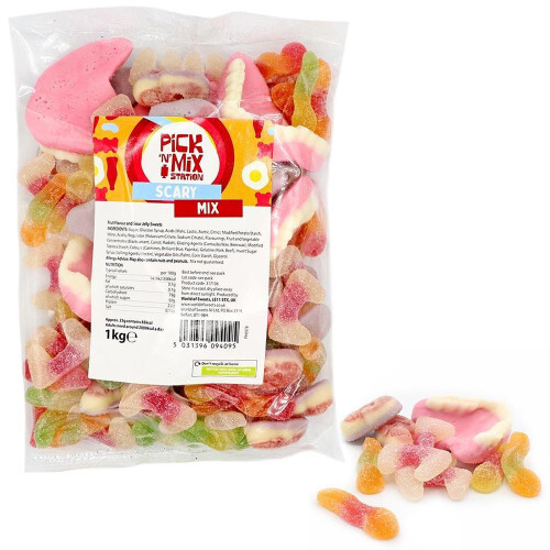 1kg Scary Sweets Mix Bag 1