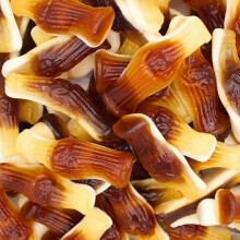 (1kg Sweet Pouch) Jelly Filled Cola Bottles