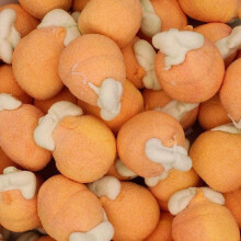 (225g Sweet Pouch) Jelly Filled Peach Marshmallows