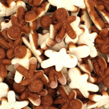 (700g Christmas Snowman Jar) Gingerbread Men