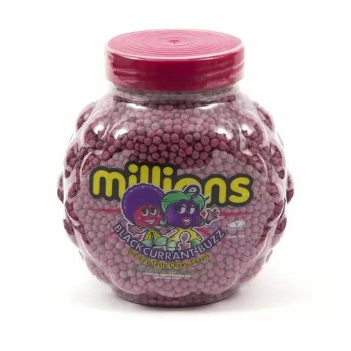 (500g Sweet Pouch) Millions Blackcurrant 2