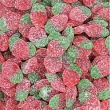 (225g Sweet Pouch) Fizzy Strawberries