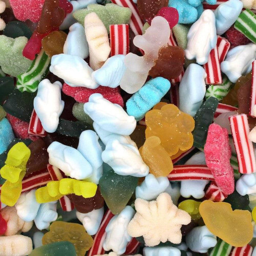 (1kg Sweet Pouch) Christmas Mix