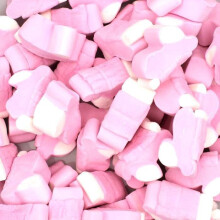 (1kg Bulk Bag) Pink & White Bunny Mallows