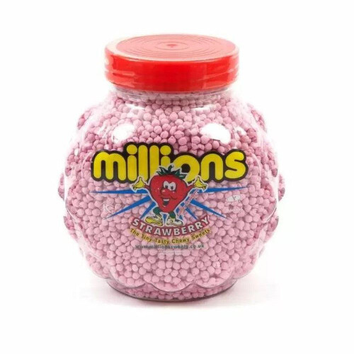 (1kg Sweet Pouch) Millions Strawberry 2