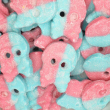 (2.2kg Sweet Jar) BUBS Dizzy Bubblegum Skulls
