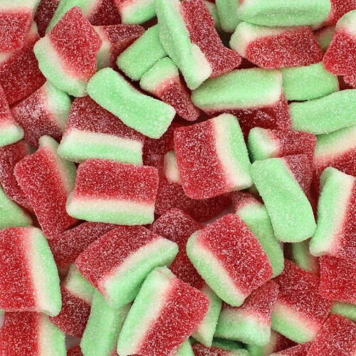 (500g Sweet Pouch) Fizzy Watermelon Slices