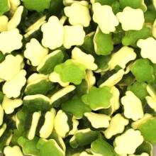 (225g Sweet Pouch) Green Turtle Bubblegum Sweets