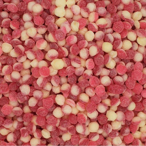 (500g Sweet Pouch) Strawberry And Cream Pips