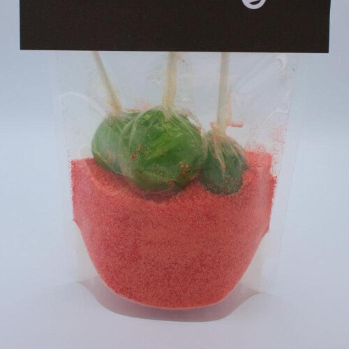 Apple & Raspberry Dip n' Lick Crystal Lollies 2