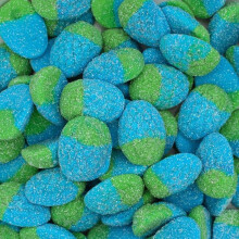 (500g Sweet Pouch) Jelly Filled Blue Raspberries