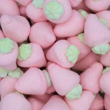 (900g Sweet Jar) Jelly Filled Strawberry Marshmallows