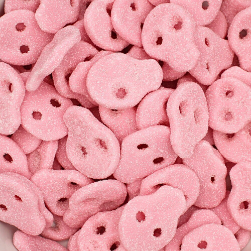 (2.2kg Sweet Jar) Pink Skulls