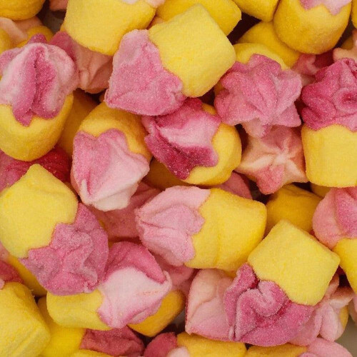 (250g Sweet Jar) Marshmallow Cupcakes