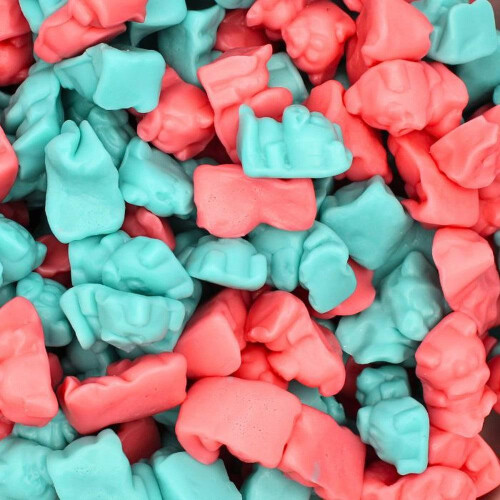 (225g Sweet Pouch) Bubblegum Pigs