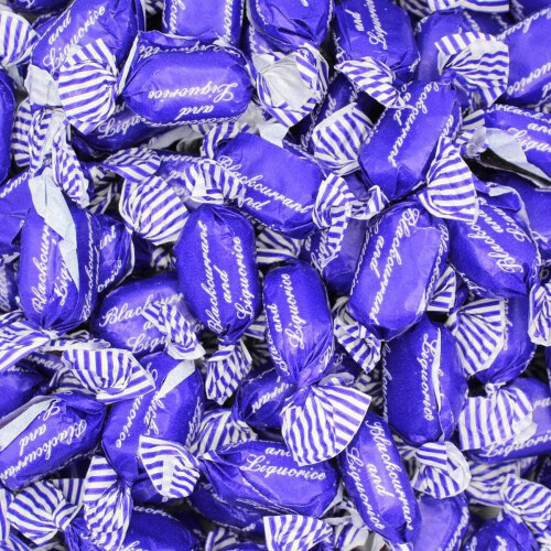 (225g Sweet Pouch) Blackcurrant & Liquorice