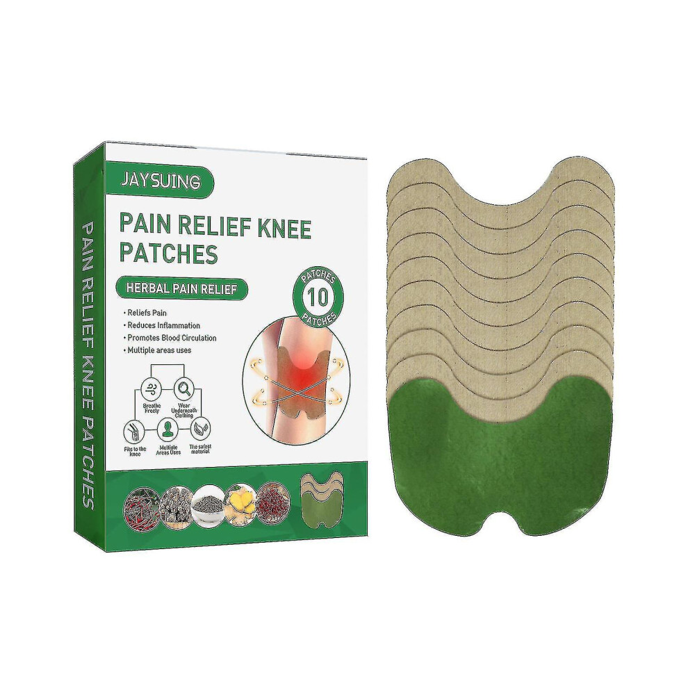 Kikidex (As Show, One Size) Knee Pain Relief, Wormwood Knee Patch, Thermal Patch For Back Pain, Neck Pain And Shoulder Pain Relief