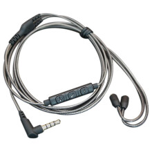 (As show, One size) Compatible With Shure Se215/425/535/846/ue900three-button Wired Headphone Cable