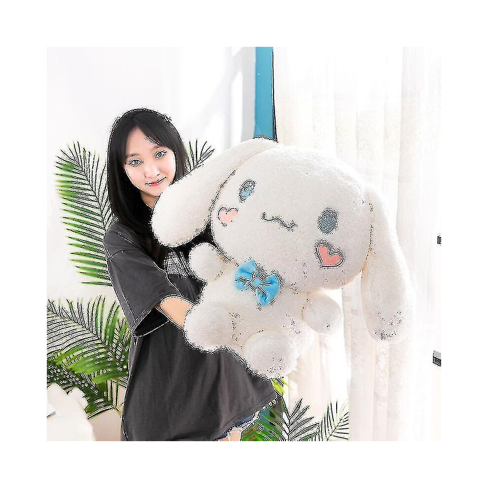 Kikidex (60Cm, One Size) Sanrio Fluffy Cinnamoroll Plush Big Toy Stuffed Anime Mocha Milk Soft Doll