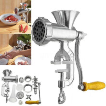 (As show, One size) Meat Grinder Meat Chopper Anti-rust Making Gadgets Mincer Pasta Sausage Noodle Manual Meat Mincer Food Processor Accessoeries