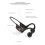 (dark blue, One size) Portable Bone Conduction Earphones with Memory Card Support Improve Work, Study, and Leisure Experience Wireless Headset  Black 2